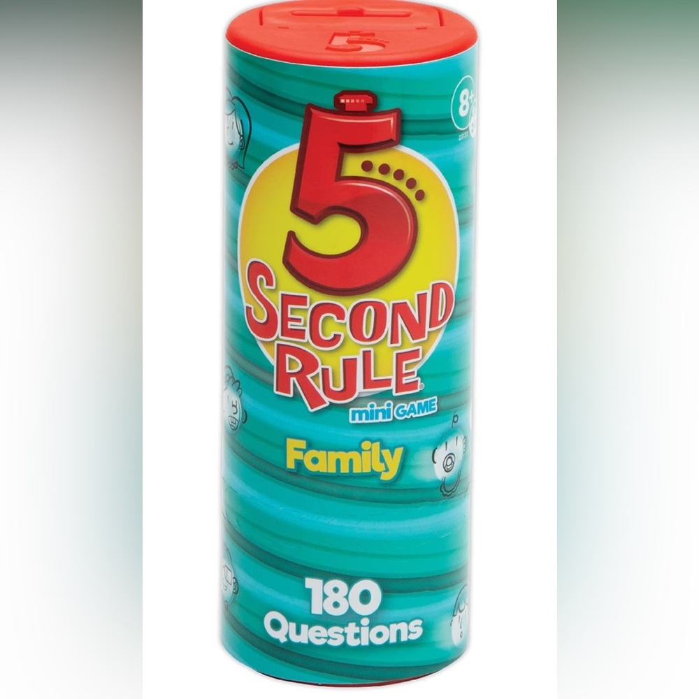 NWT 5 Second Rule Game Family Edition (Mini Tube)
